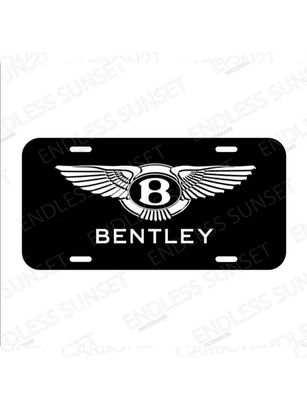 NEW Bently Aluminum License Plate CAR SUV Truck